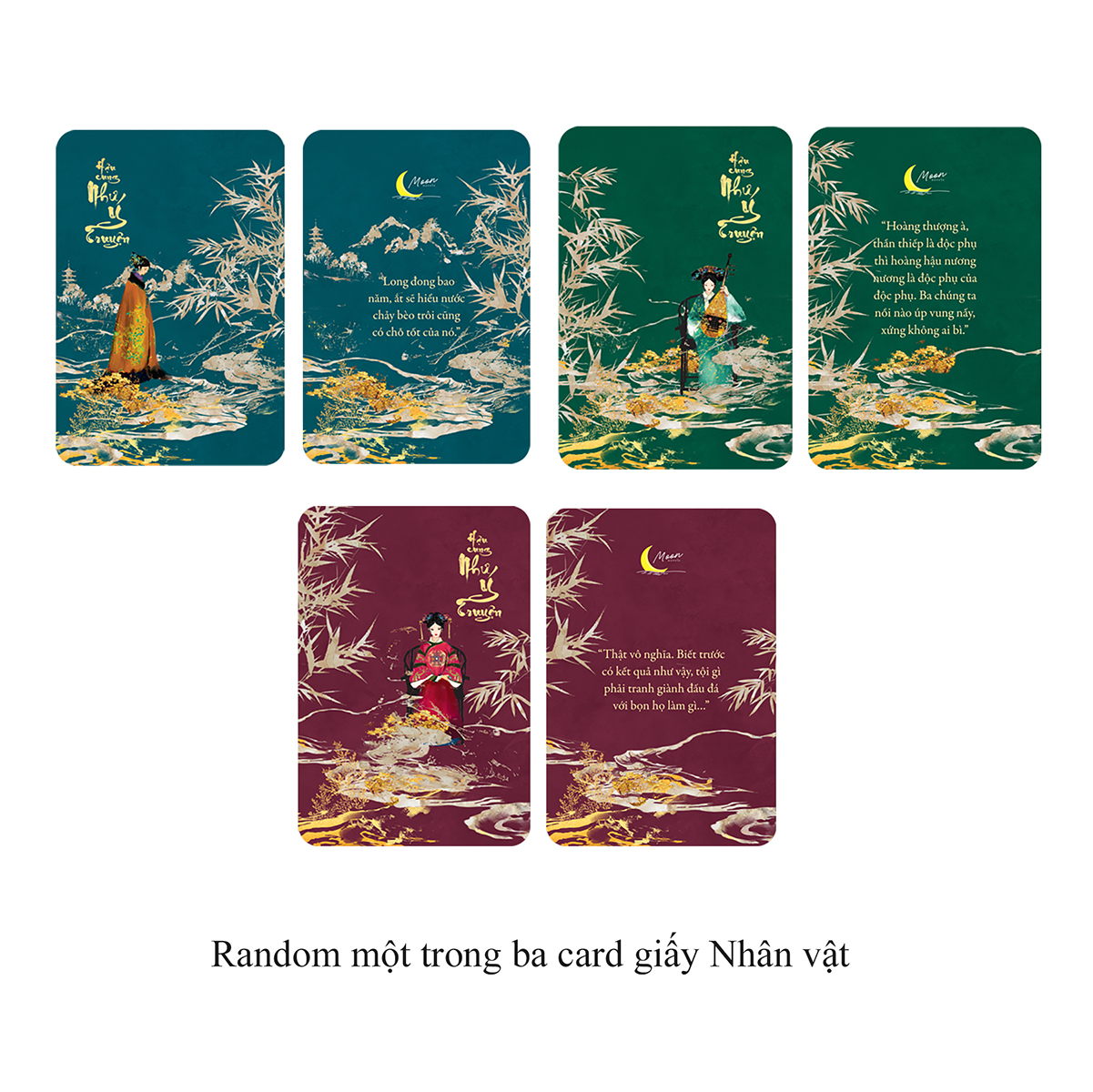bộ hậu cung như ý truyện - tập 3 - tặng kèm bookmark lục giác bồi cứng + random một trong 3 card giấy nhân vật