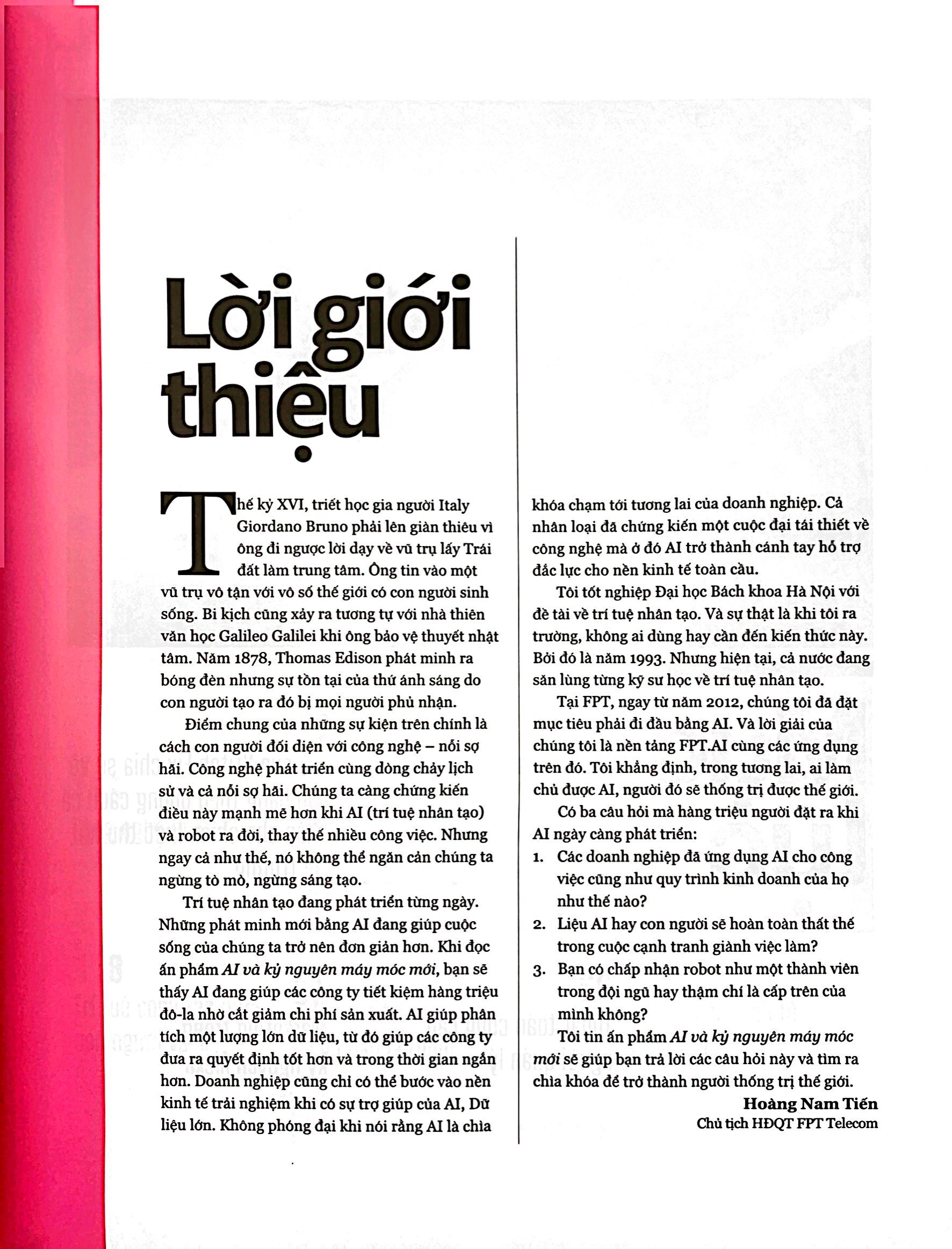 bộ hbr on - ai và kỷ nguyên máy móc mới