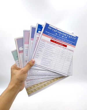 bộ hệ thống kiến thức toán - lí - hóa - tiếng anh thcs (bộ 6 sản phẩm)