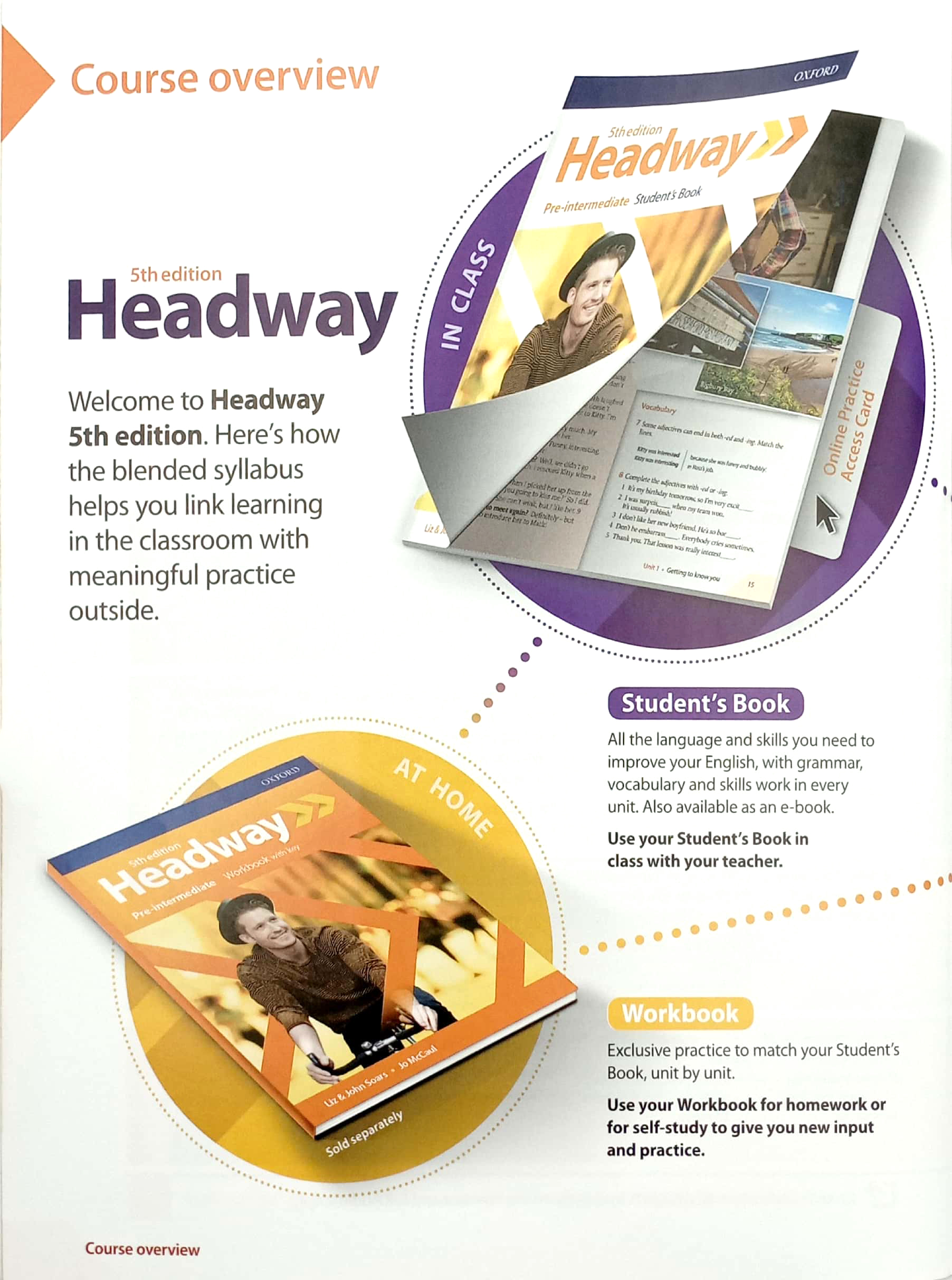 bộ headway 5th edition: pre-intermediate: student's book b with online practice (units 7 - 12)