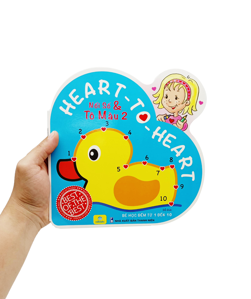 bộ heart to heart - nối số và tô màu 2