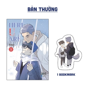 bộ here u are - tập 5 - tặng kèm bookmark bế hình nhân vật