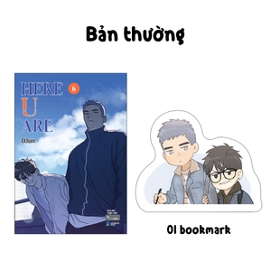 bộ here u are - tập 6 - tặng kèm bookmark bế hình nhân vật
