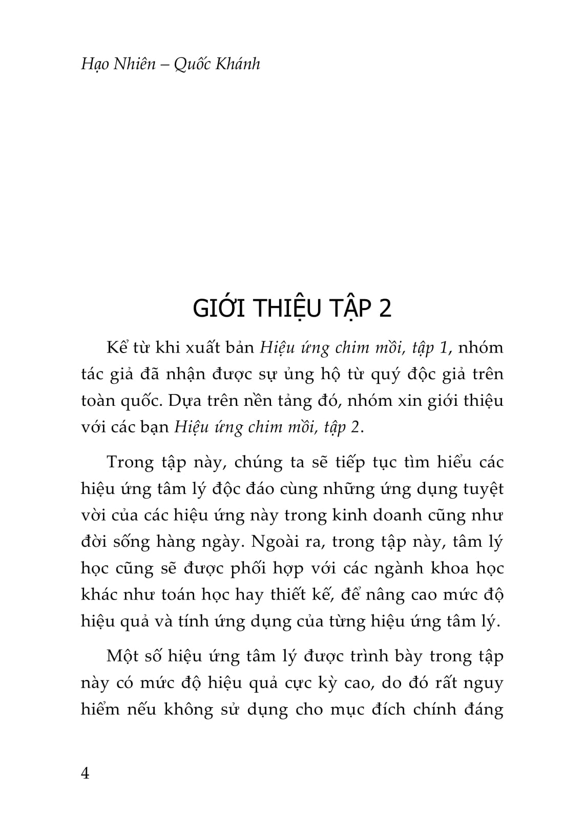 bộ hiệu ứng chim mồi 2 (tái bản 2023)