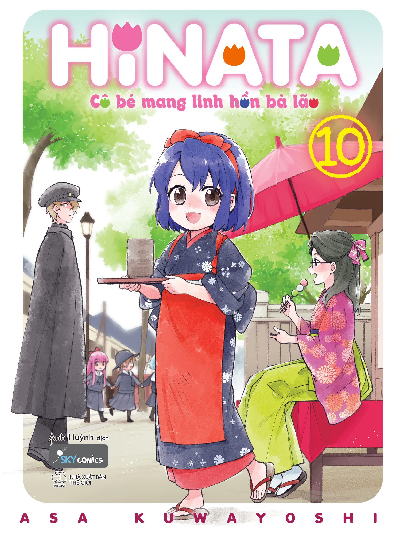 bộ hinata cô bé mang linh hồn bà lão - tập 10 - tặng kèm bookmark bế hình nhân vật 1 mặt