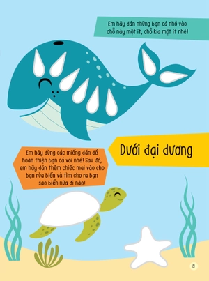 bộ hình dán thông minh - thế giới động vật vui nhộn 1