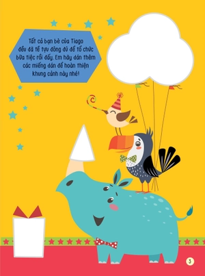 bộ hình dán thông minh - thế giới động vật vui nhộn 1