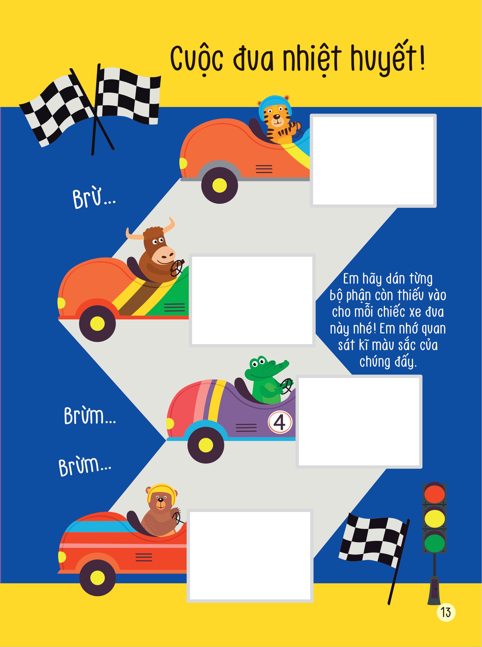 bộ hình dán thông minh - thế giới động vật vui nhộn 2