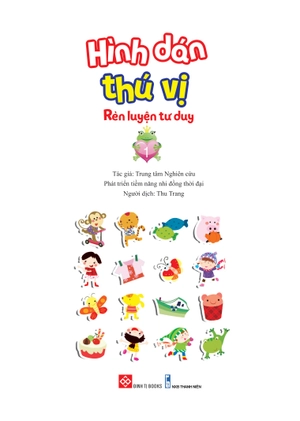 bộ hình dán thú vị, rèn luyện tư duy 1