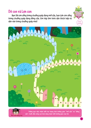 bộ hình dán thú vị, rèn luyện tư duy 1