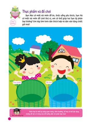 bộ hình dán thú vị, rèn luyện tư duy 1