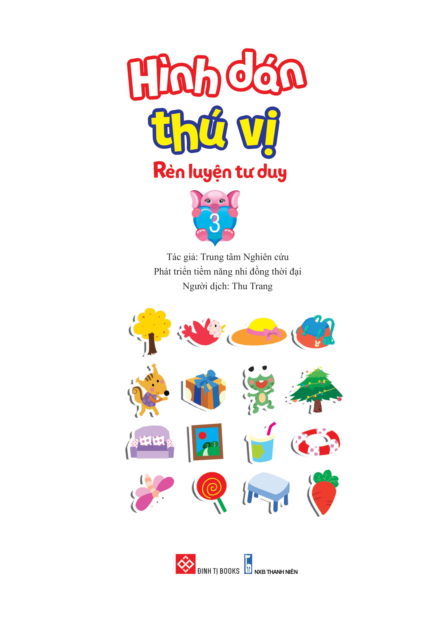 bộ hình dán thú vị, rèn luyện tư duy 3