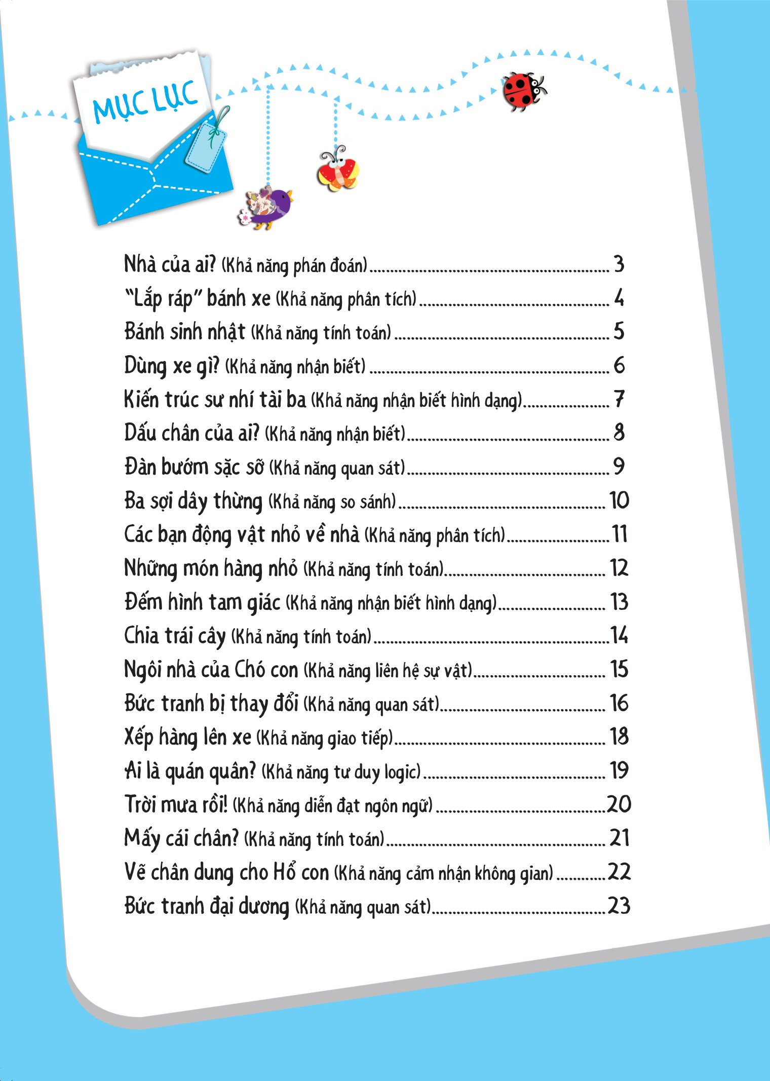 bộ hình dán thú vị, rèn luyện tư duy 3