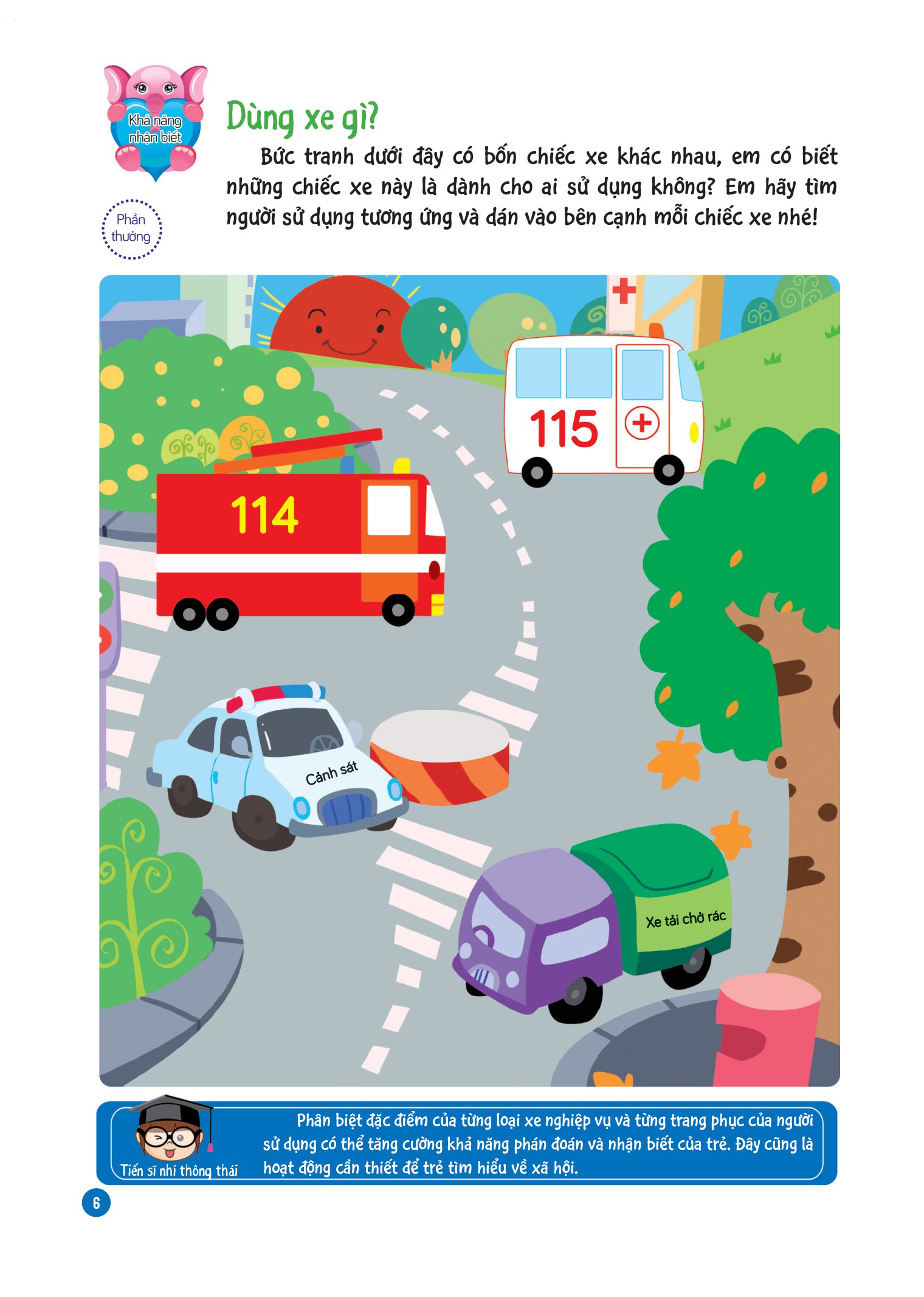 bộ hình dán thú vị, rèn luyện tư duy 3