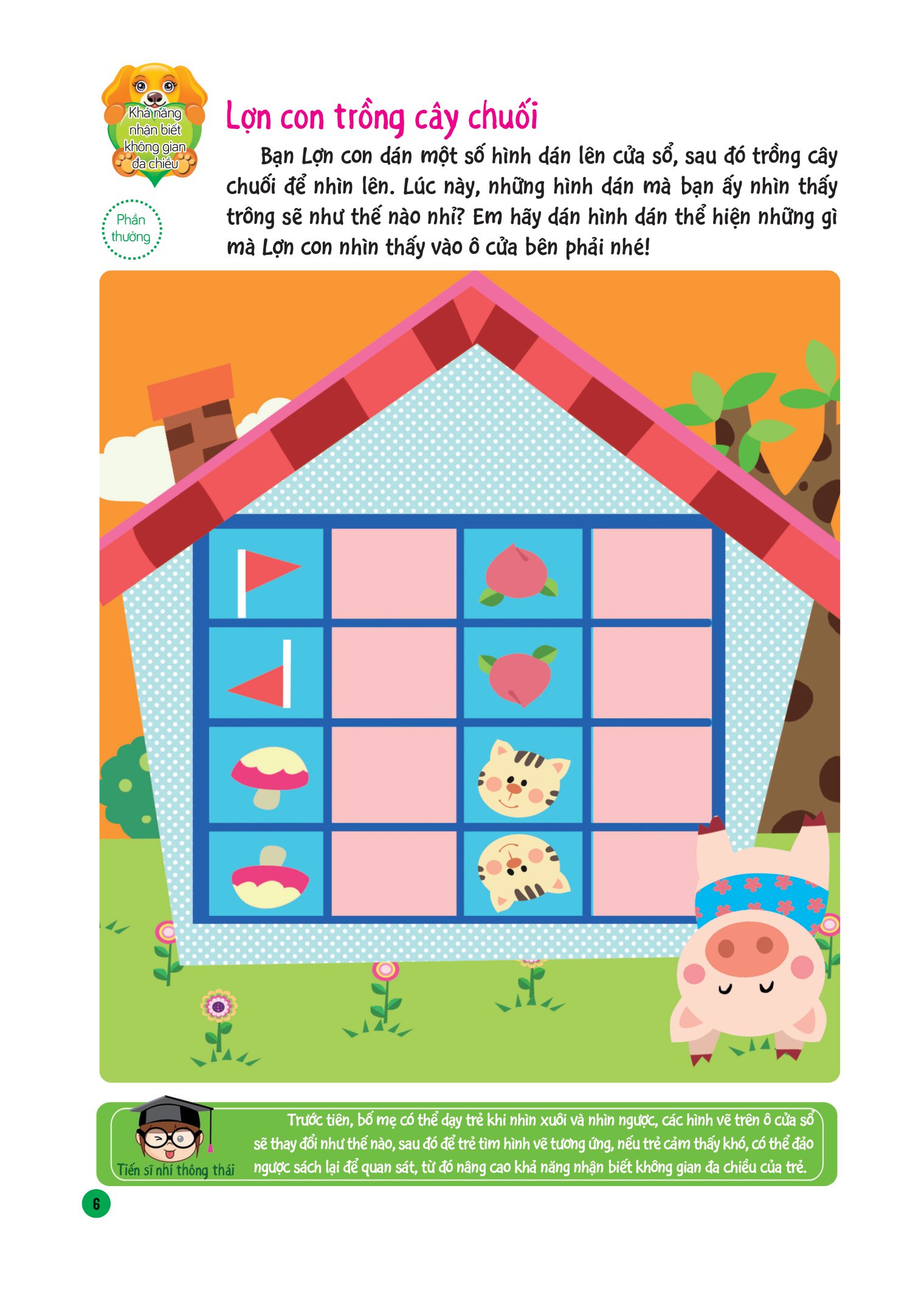 bộ hình dán thú vị, rèn luyện tư duy 4