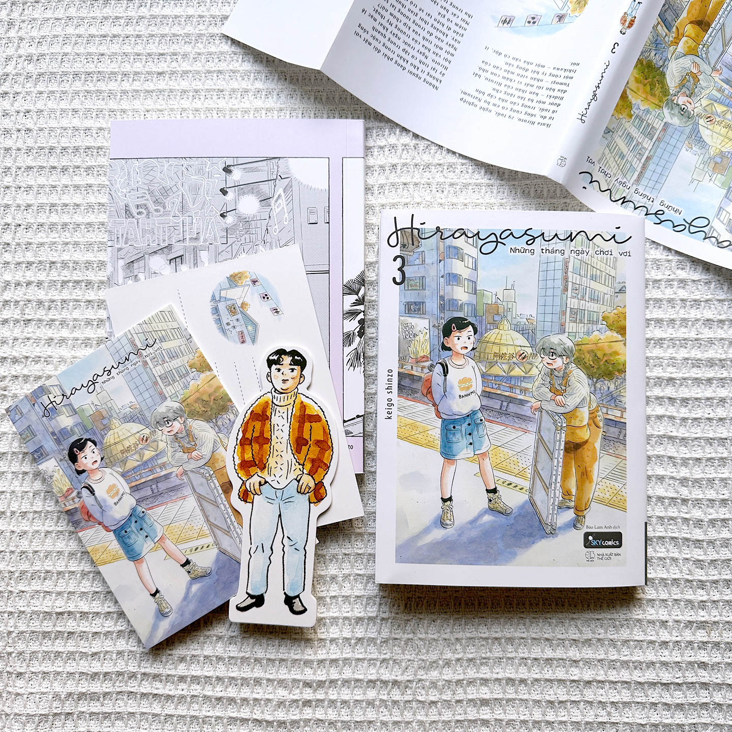 Bo
						
										
										Hirayasumi - Nhung Thang Ngay Choi Voi - Tap 3 - Tang Kem Bookmark Nhan Vat + Postcard Boi Cung