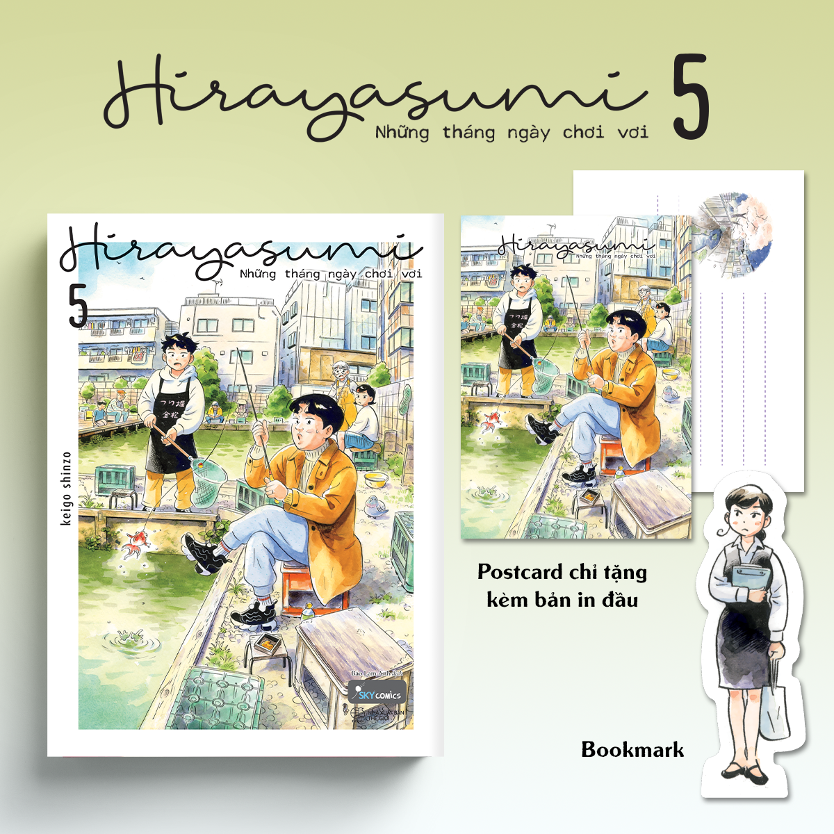 Bo
						
										
										Hirayasumi - Nhung Thang Ngay Choi Voi - Tap 5 - Tang Kem Bookmark Nhan Vat + Postcard Boi Cung