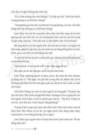 bộ hồ sơ tâm lý phạm tội 1