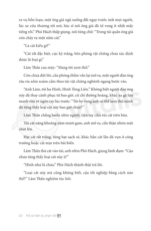 bộ hồ sơ tâm lý phạm tội 1