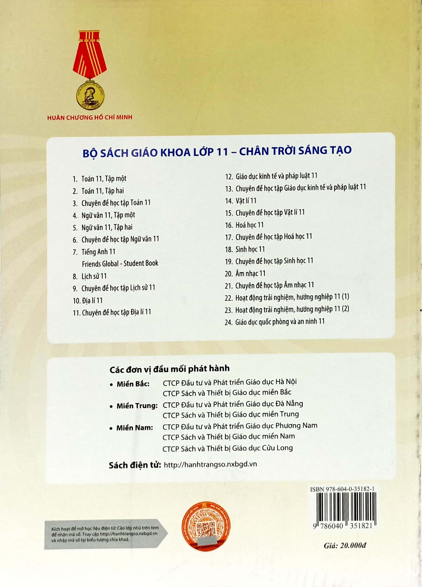 bộ hoá học 11 (chân trời sáng tạo) (chuẩn)