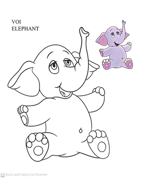 bộ họa sĩ nhí tô màu - loài vật (2)