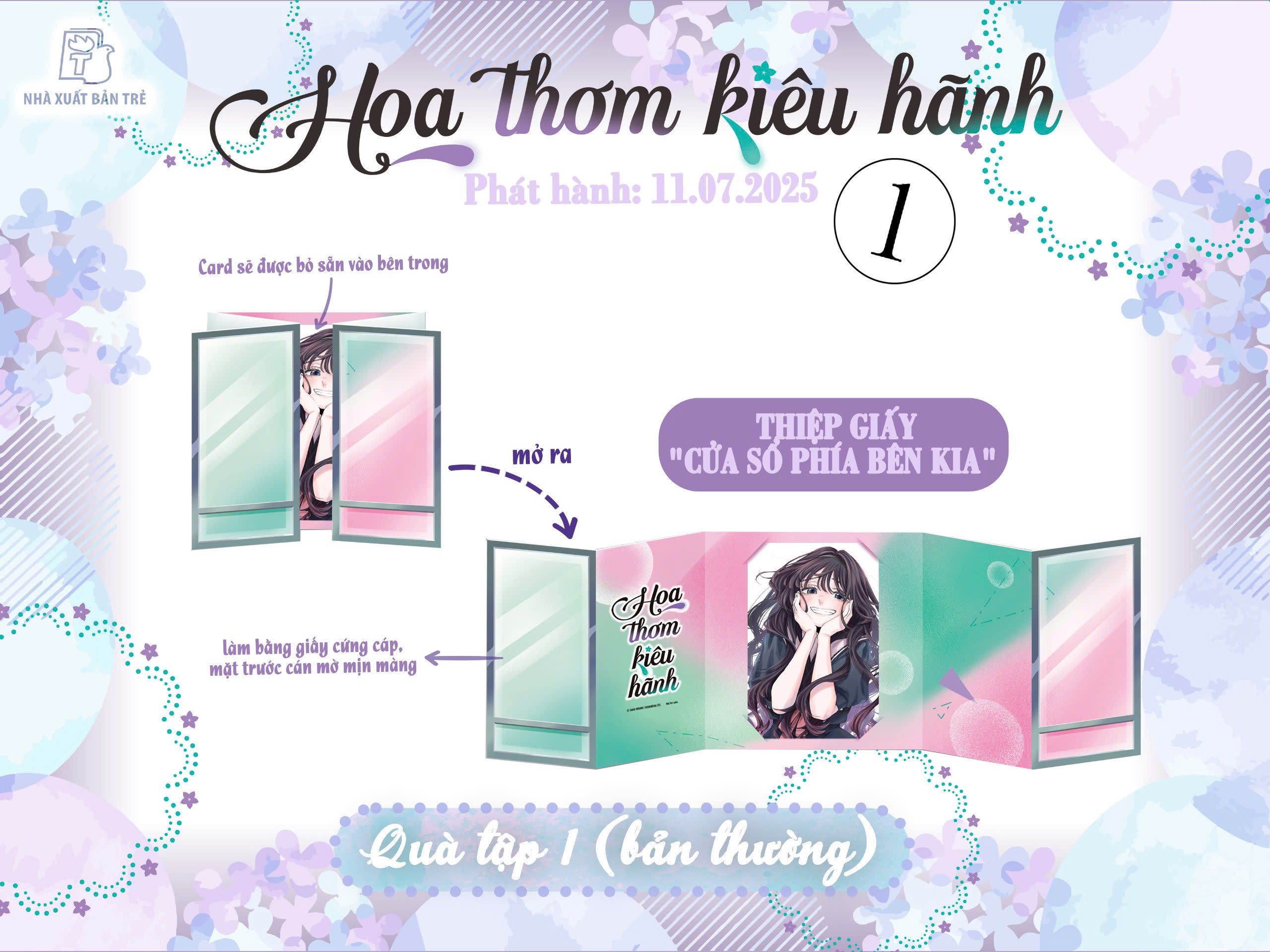Bo
						
										
										Hoa Thom Kieu Hanh - Tap 1 - Tang Kem Bia Roi Can Bong + Card "Hoa No" + Thiep Giay "Cua So Phia Ben Kia"
