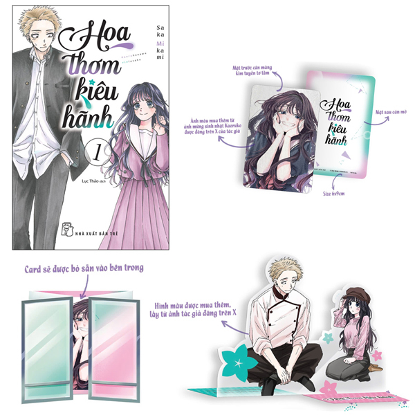 Bo
Hoa Thom Kieu Hanh - Tap 1 - Tang Kem Bia Roi Can Bong + Card "Hoa No" + Thiep Giay "Cua So Phia Ben Kia" + Standee PVC "Noi Ta Bat Dau"