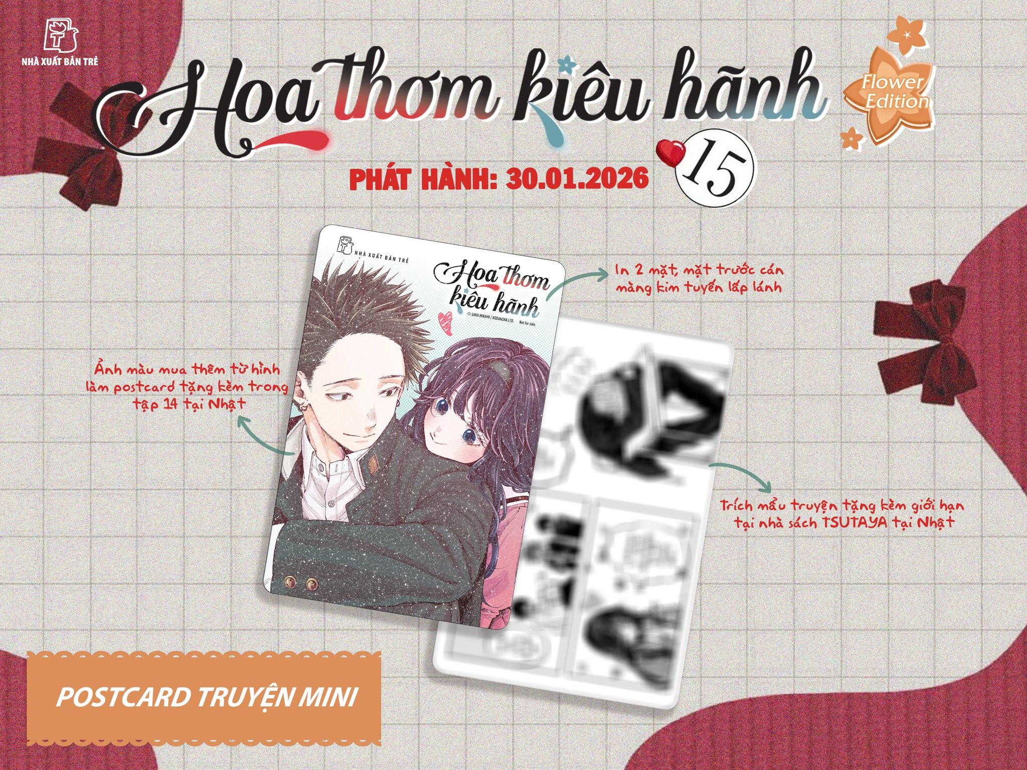 Bộ
						
										
										Hoa Thơm Kiêu Hãnh - Tập 15 - Flower Edition - Tặng Kèm Card Giấy + Postcard Truyện Mini + Móc Khóa Acrylic + Hộp Giấy Đựng Quà
