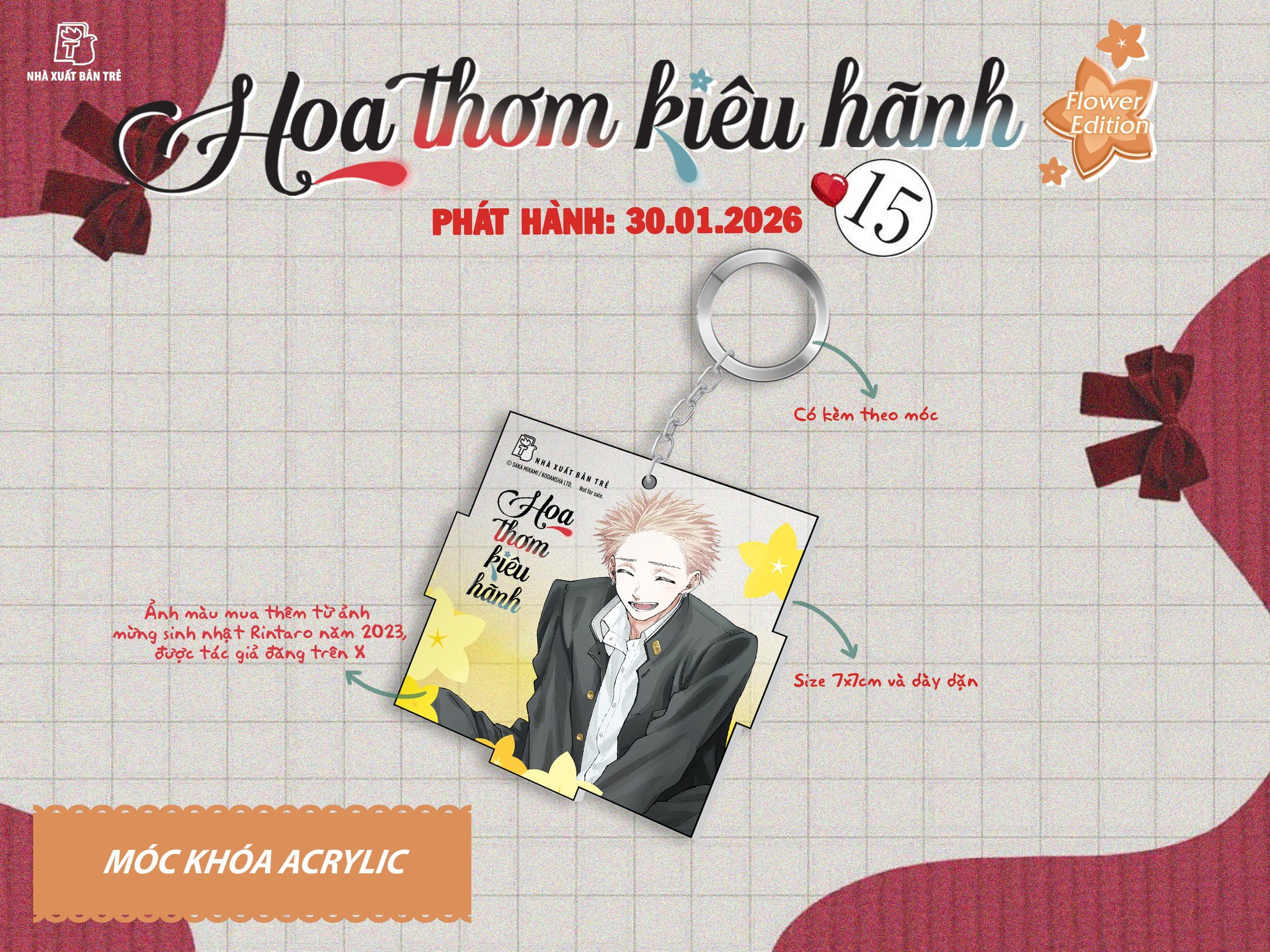 Bộ
						
										
										Hoa Thơm Kiêu Hãnh - Tập 15 - Flower Edition - Tặng Kèm Card Giấy + Postcard Truyện Mini + Móc Khóa Acrylic + Hộp Giấy Đựng Quà