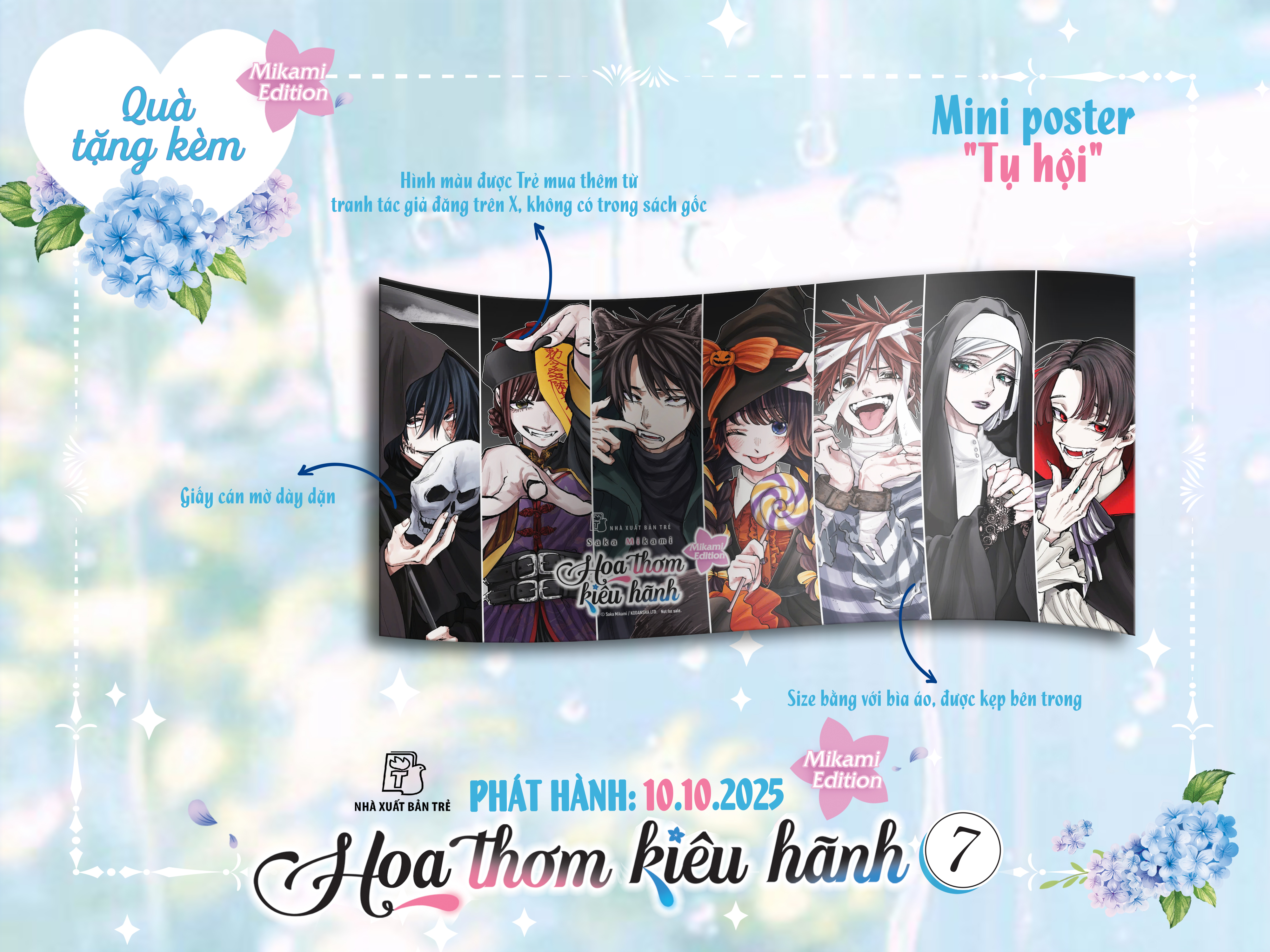 Bo
						
										
										Hoa Thom Kieu Hanh - Tap 7 - Mikami Edition - Tang Kem Card Shikishi + Standee Mica + Mini Poster + Bao Dung Qua
