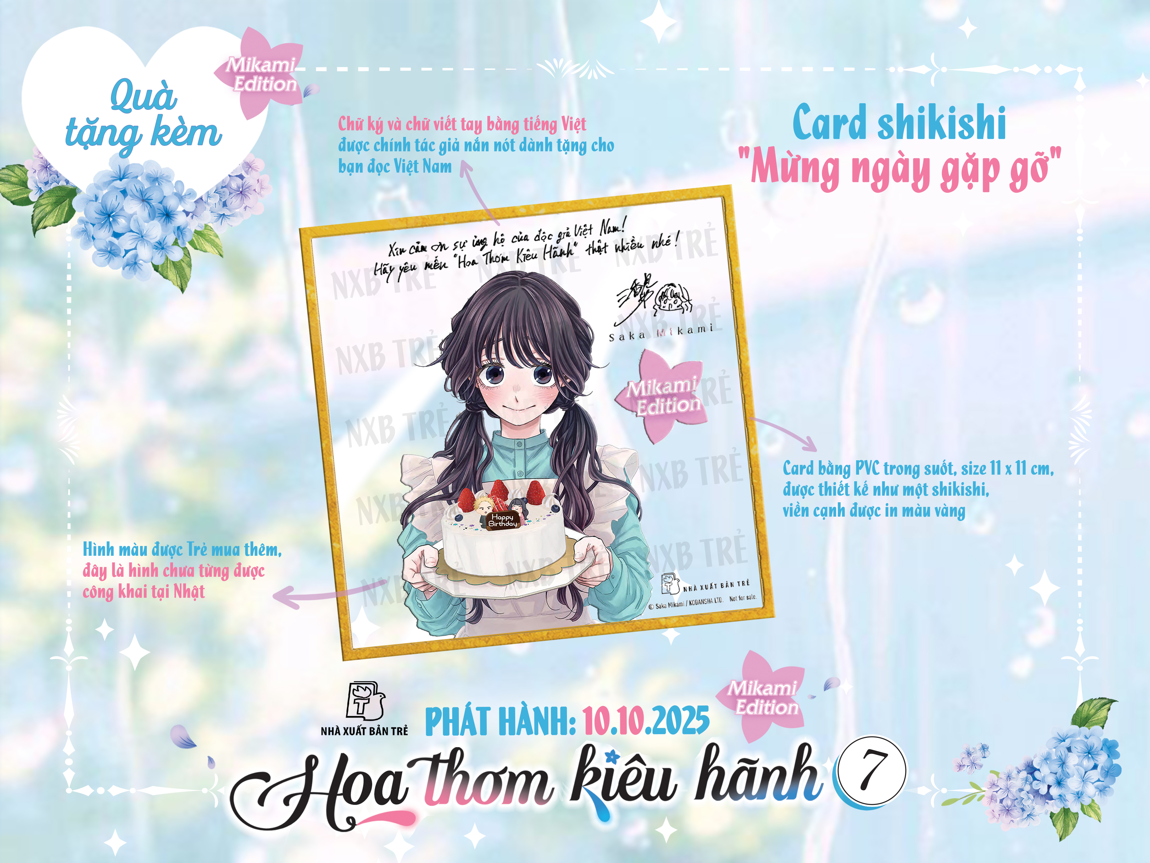 Bo
						
										
										Hoa Thom Kieu Hanh - Tap 7 - Mikami Edition - Tang Kem Card Shikishi + Standee Mica + Mini Poster + Bao Dung Qua