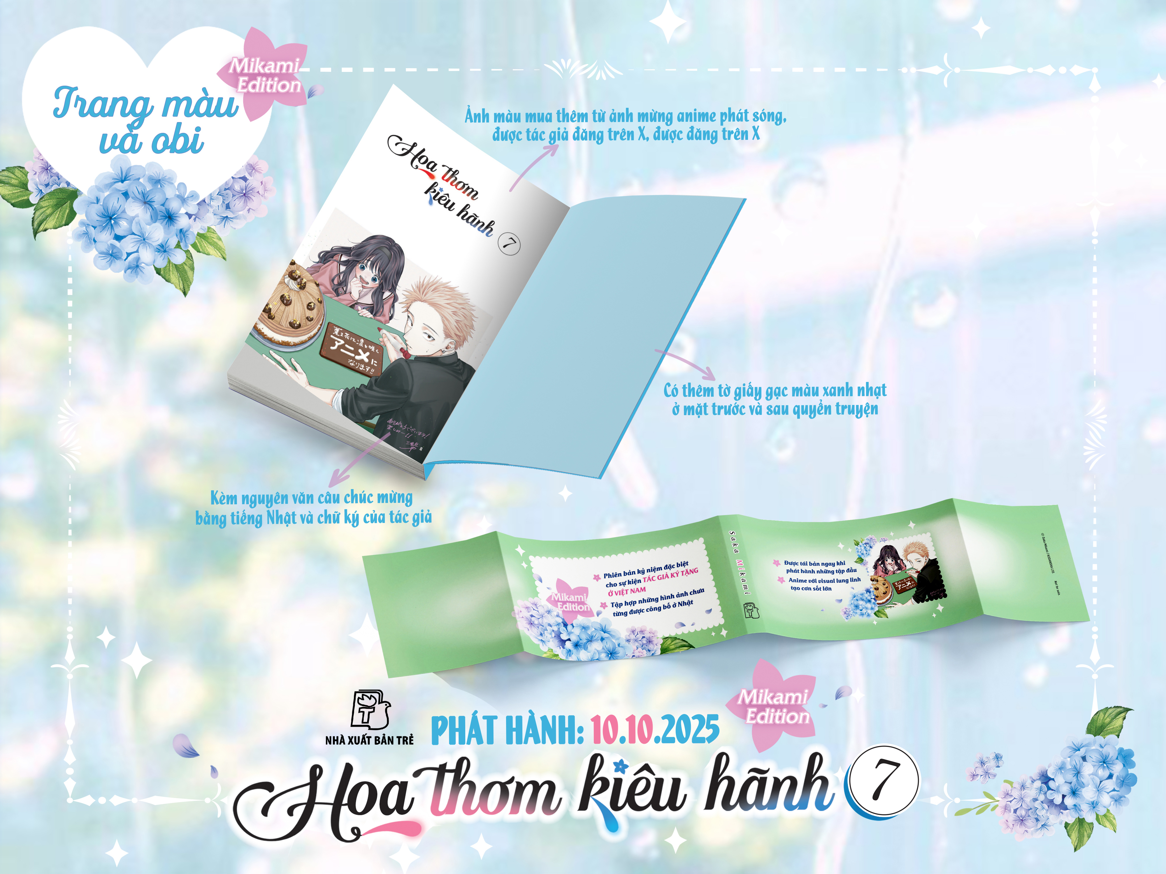 Bo
						
										
										Hoa Thom Kieu Hanh - Tap 7 - Mikami Edition - Tang Kem Card Shikishi + Standee Mica + Mini Poster + Bao Dung Qua