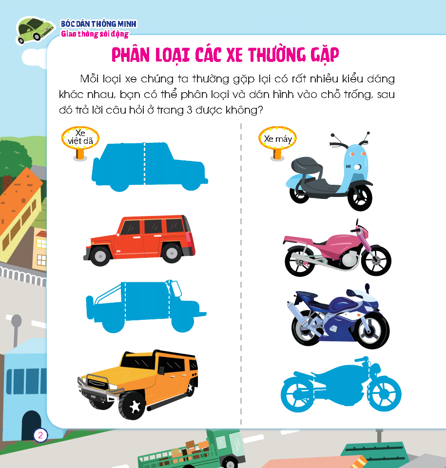 Bo
						
										
										Hoan Thien Ky Nang 3-7 Tuoi - Boc Dan Hinh Thong Minh - Giao Thong Soi Dong