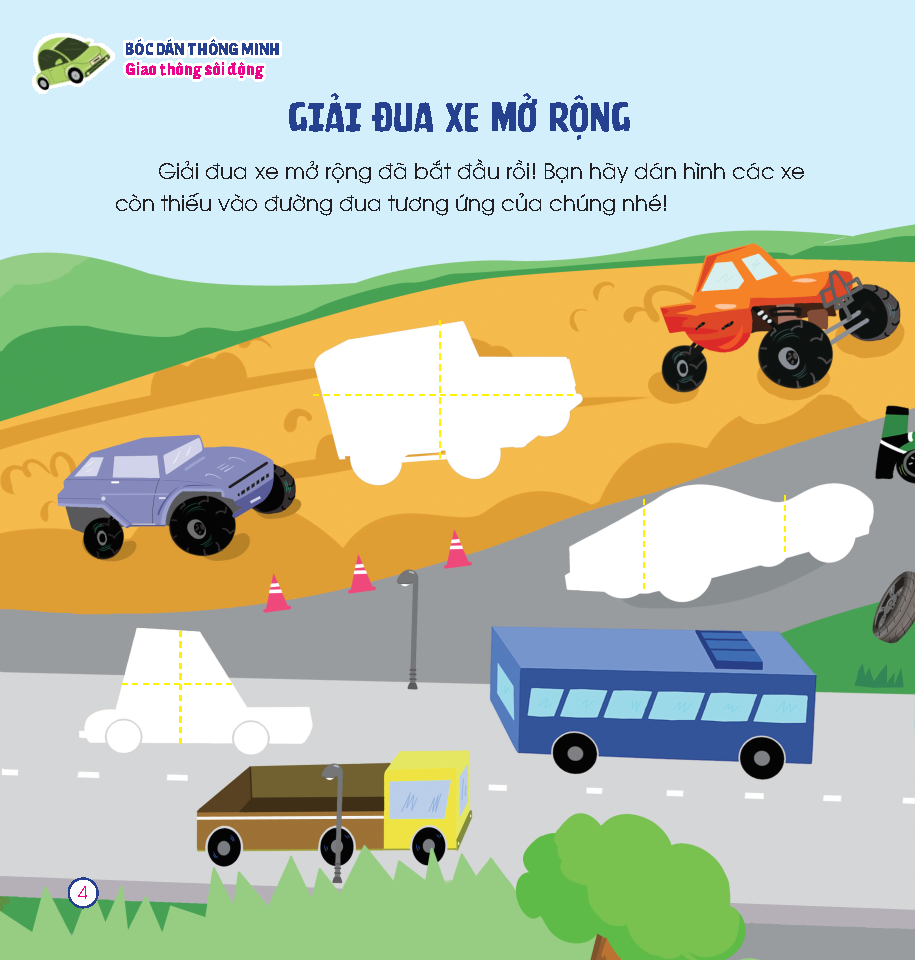 Bo
						
										
										Hoan Thien Ky Nang 3-7 Tuoi - Boc Dan Hinh Thong Minh - Giao Thong Soi Dong