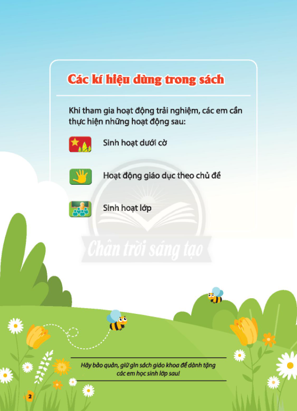 bộ hoạt động trải nghiệm 2 (chân trời sáng tạo) (chuẩn)