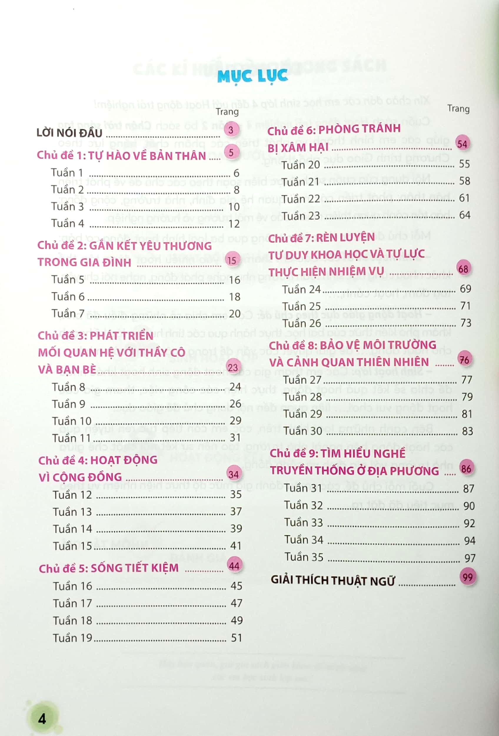 bộ hoạt động trải nghiệm 4 - bản 2 (chân trời sáng tạo) (chuẩn)