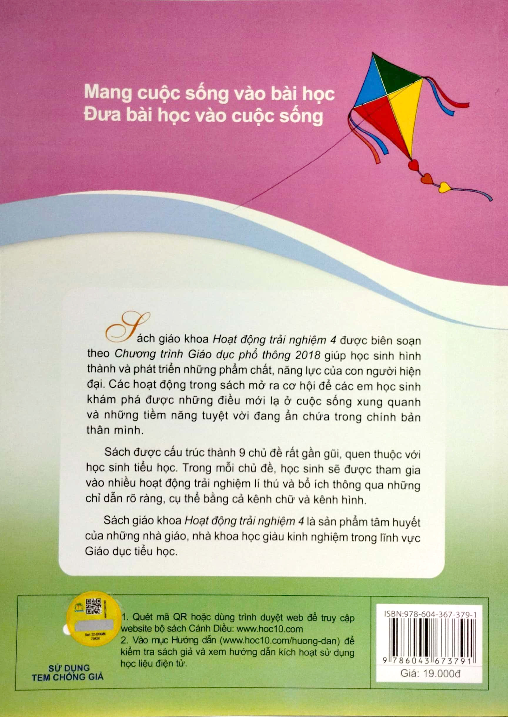 bộ hoạt động trải nghiệm 4 (cánh diều) (chuẩn)