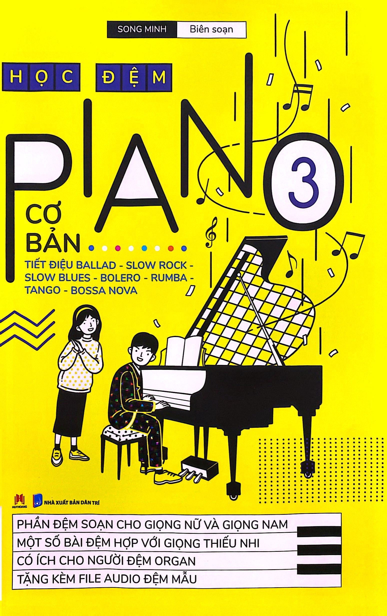 bộ học đệm piano (cơ bản) - tập 3 (tái bản 2020)