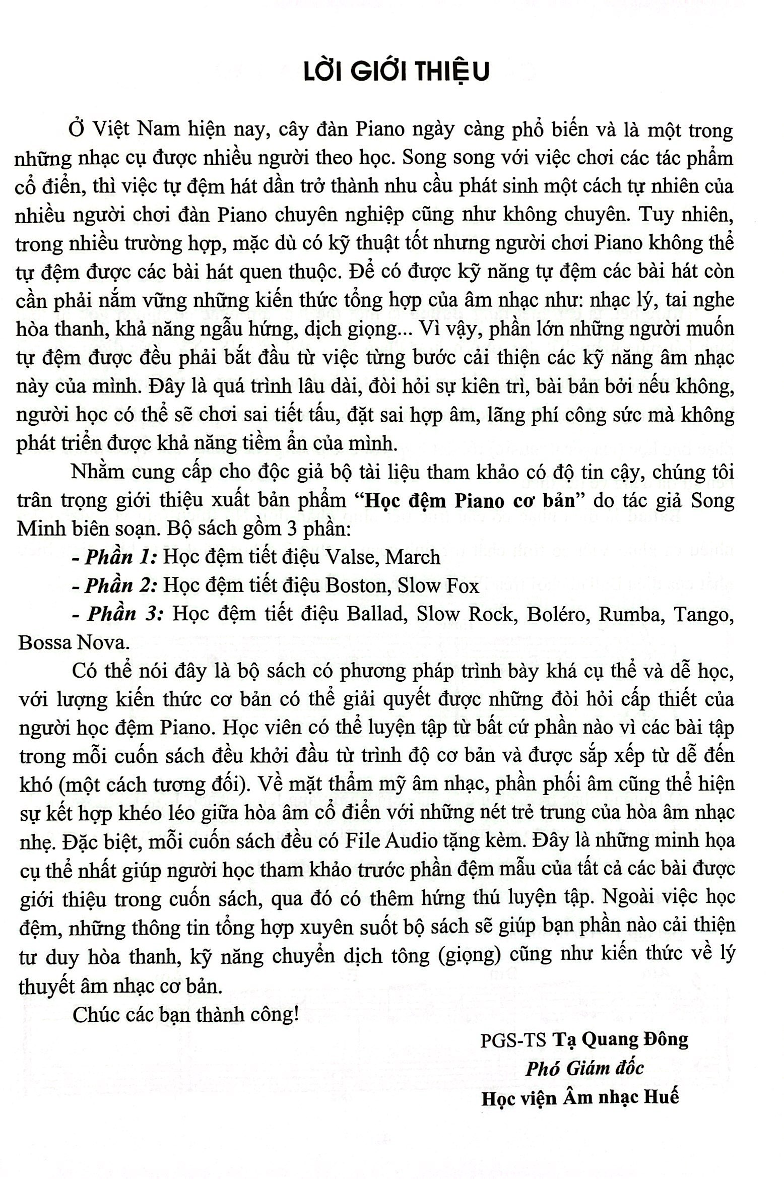 bộ học đệm piano (cơ bản) - tập 3 (tái bản 2020)