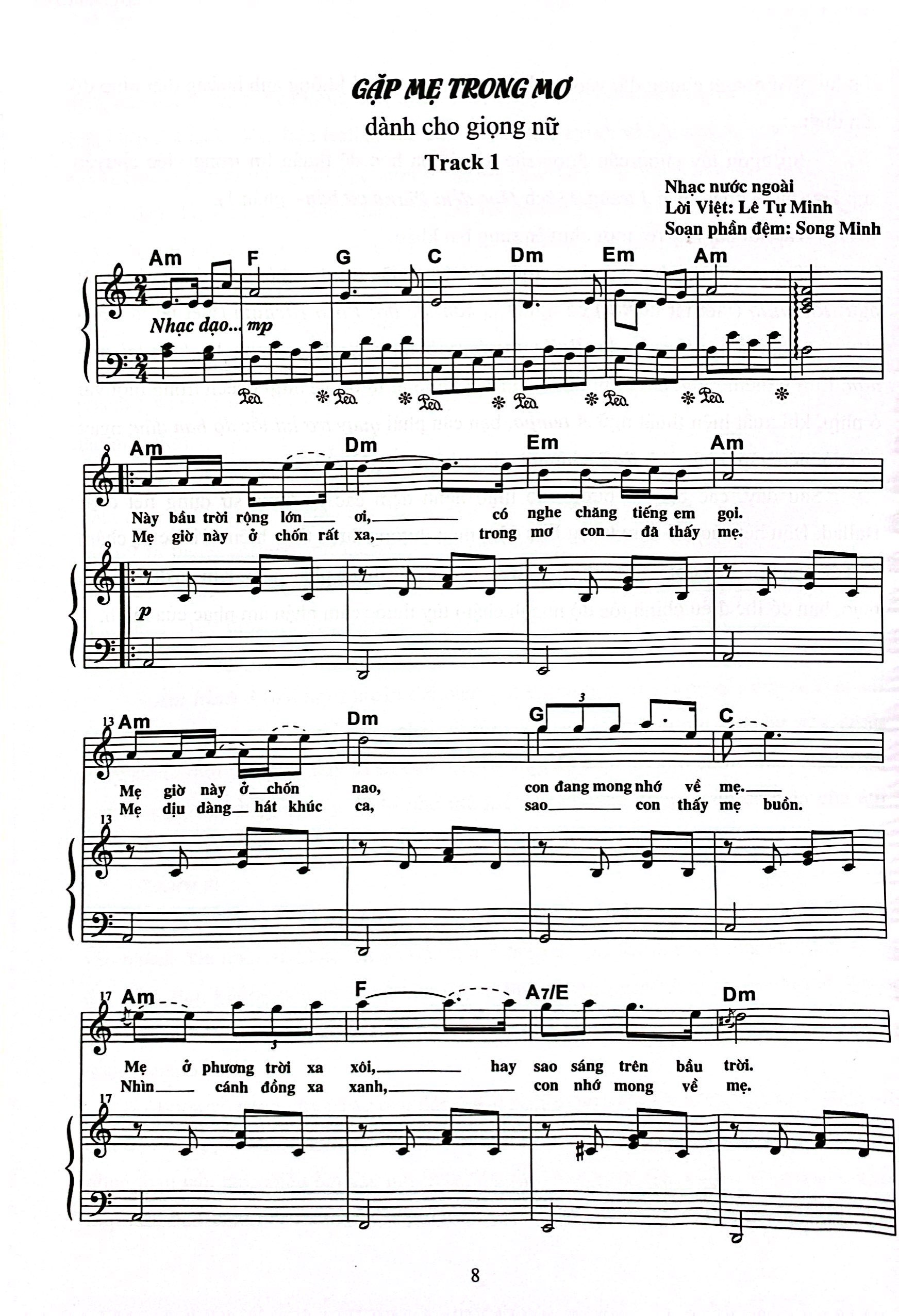 bộ học đệm piano (cơ bản) - tập 3 (tái bản 2020)