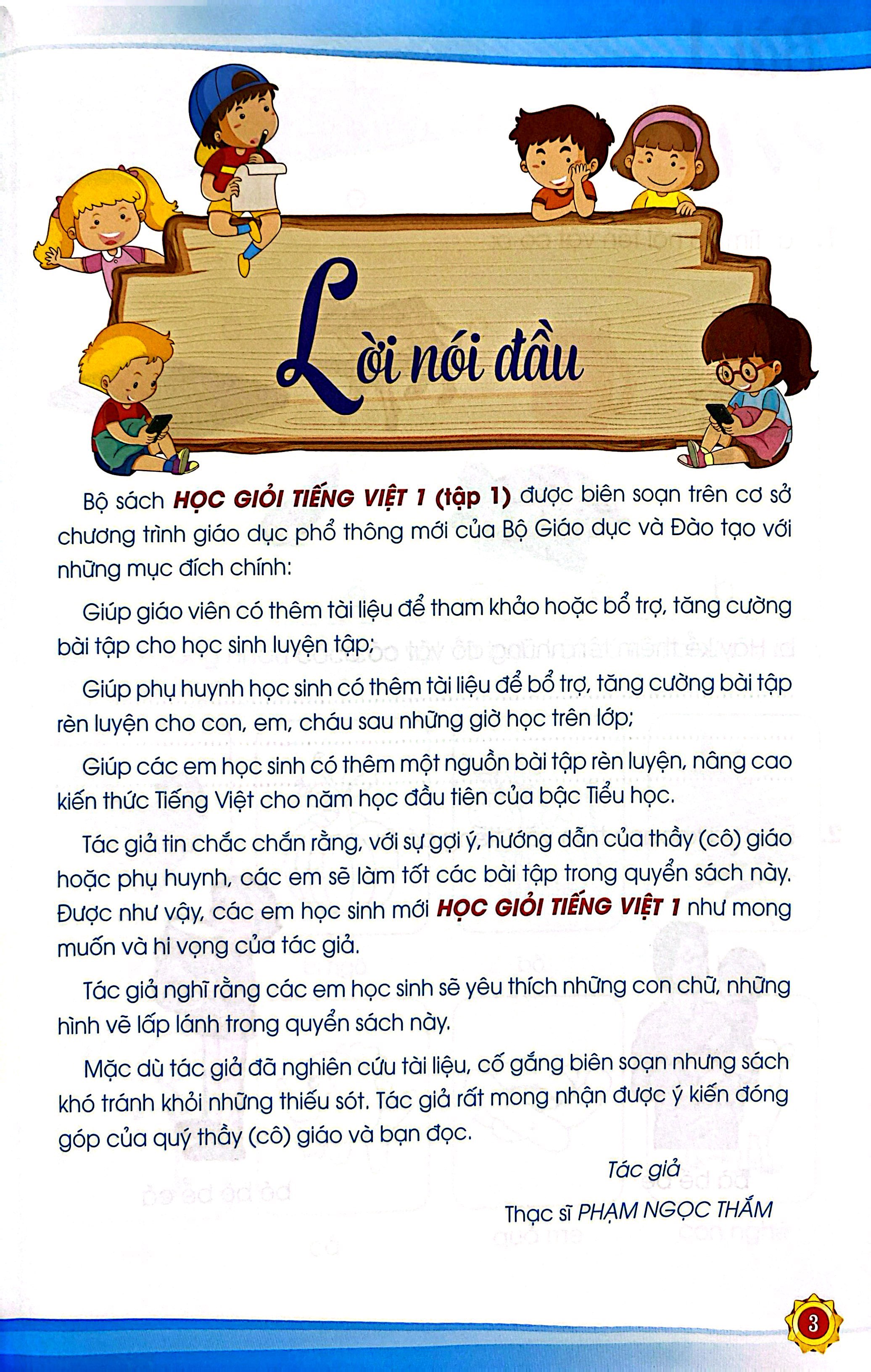 Bo
						
										
										Hoc Gioi Tieng Viet 1 - Tap 1 (Sach Bo Tro, Tang Cuong Bai Tap Cho Hoc Sinh Luyen Tap)