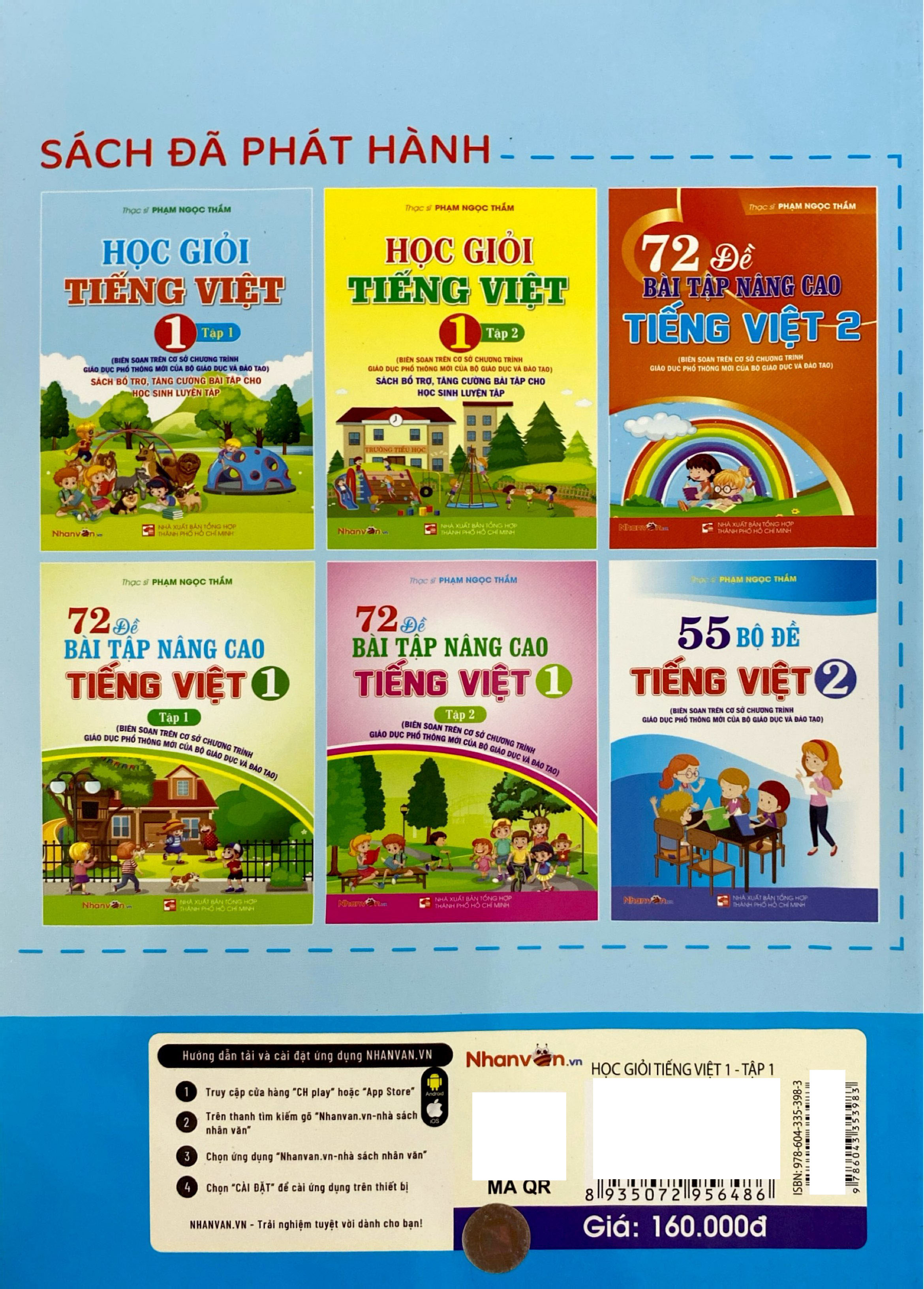 Bo
						
										
										Hoc Gioi Tieng Viet 1 - Tap 1 (Sach Bo Tro, Tang Cuong Bai Tap Cho Hoc Sinh Luyen Tap)