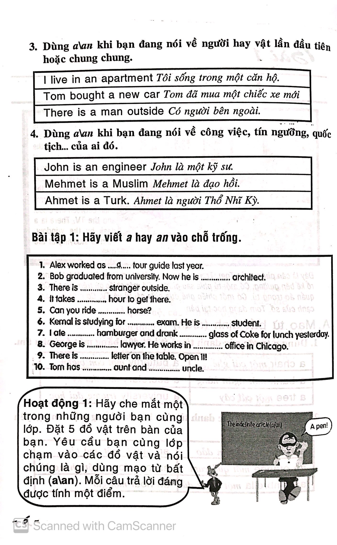 bộ học ngữ pháp tiếng anh vui nhộn qua hình - quyển 2