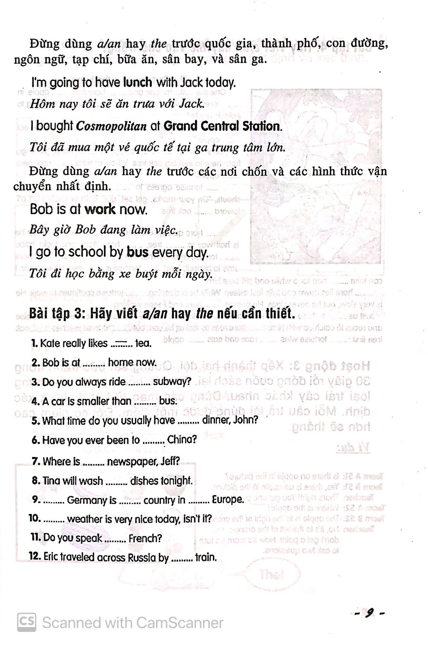 bộ học ngữ pháp tiếng anh vui nhộn qua hình - quyển 2