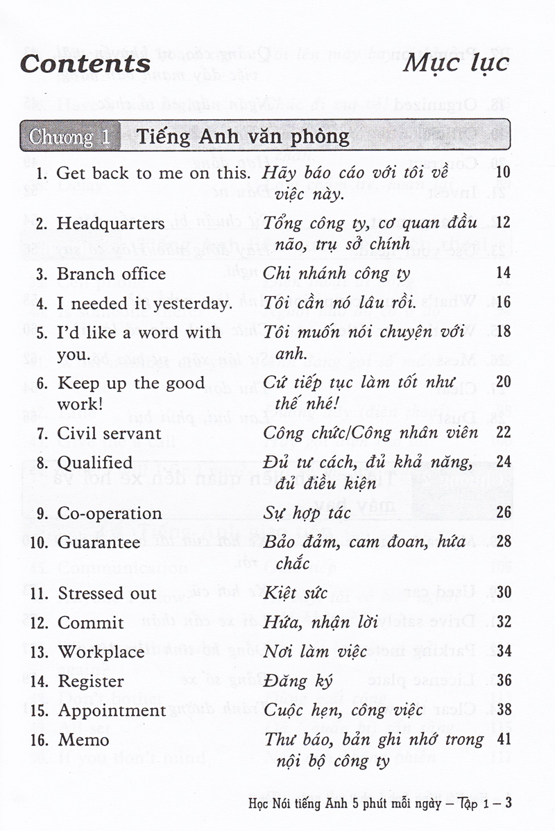 bộ học nói tiếng anh 5 phút mỗi ngày - tập 1 (kèm cd)