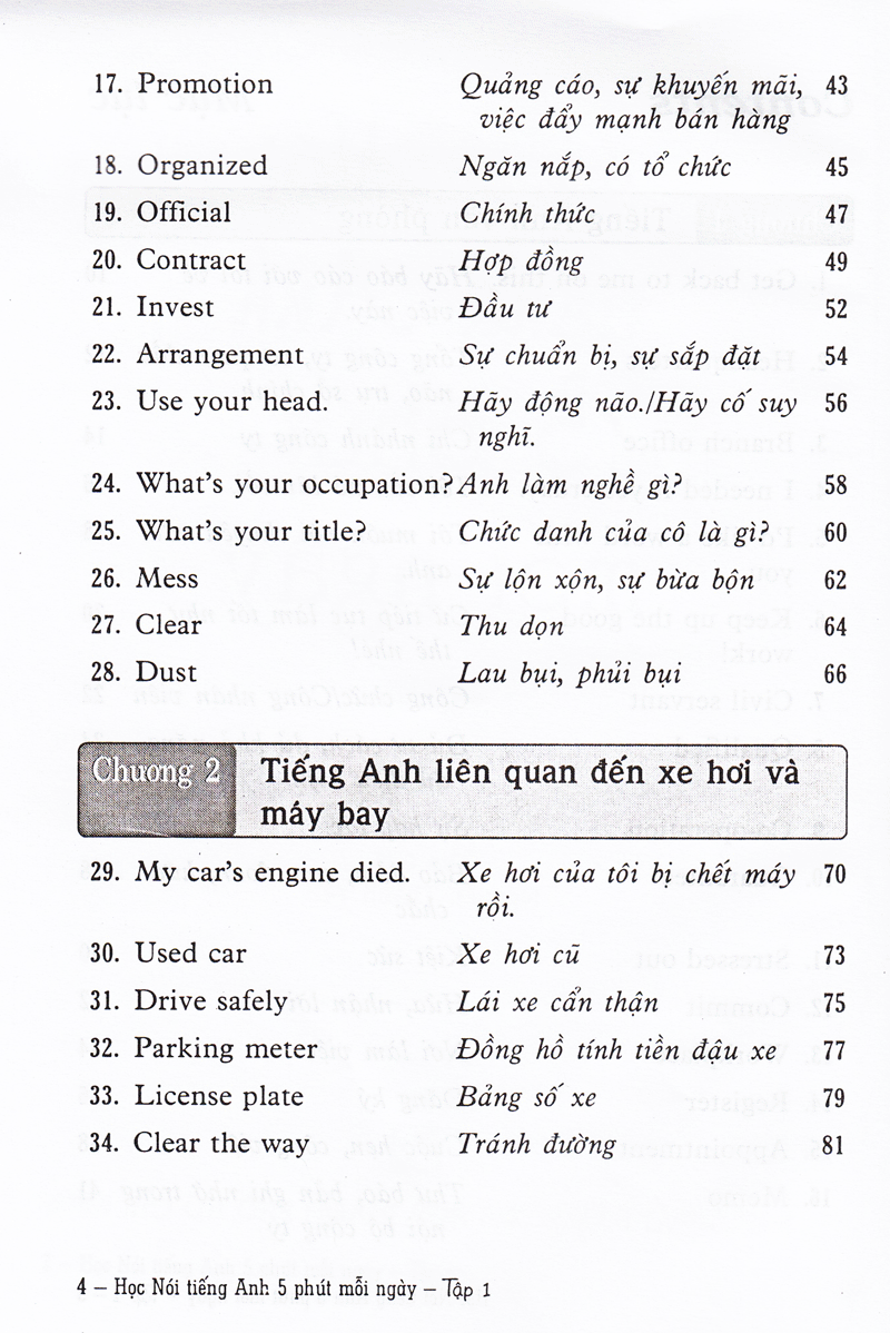 bộ học nói tiếng anh 5 phút mỗi ngày - tập 1 (kèm cd)