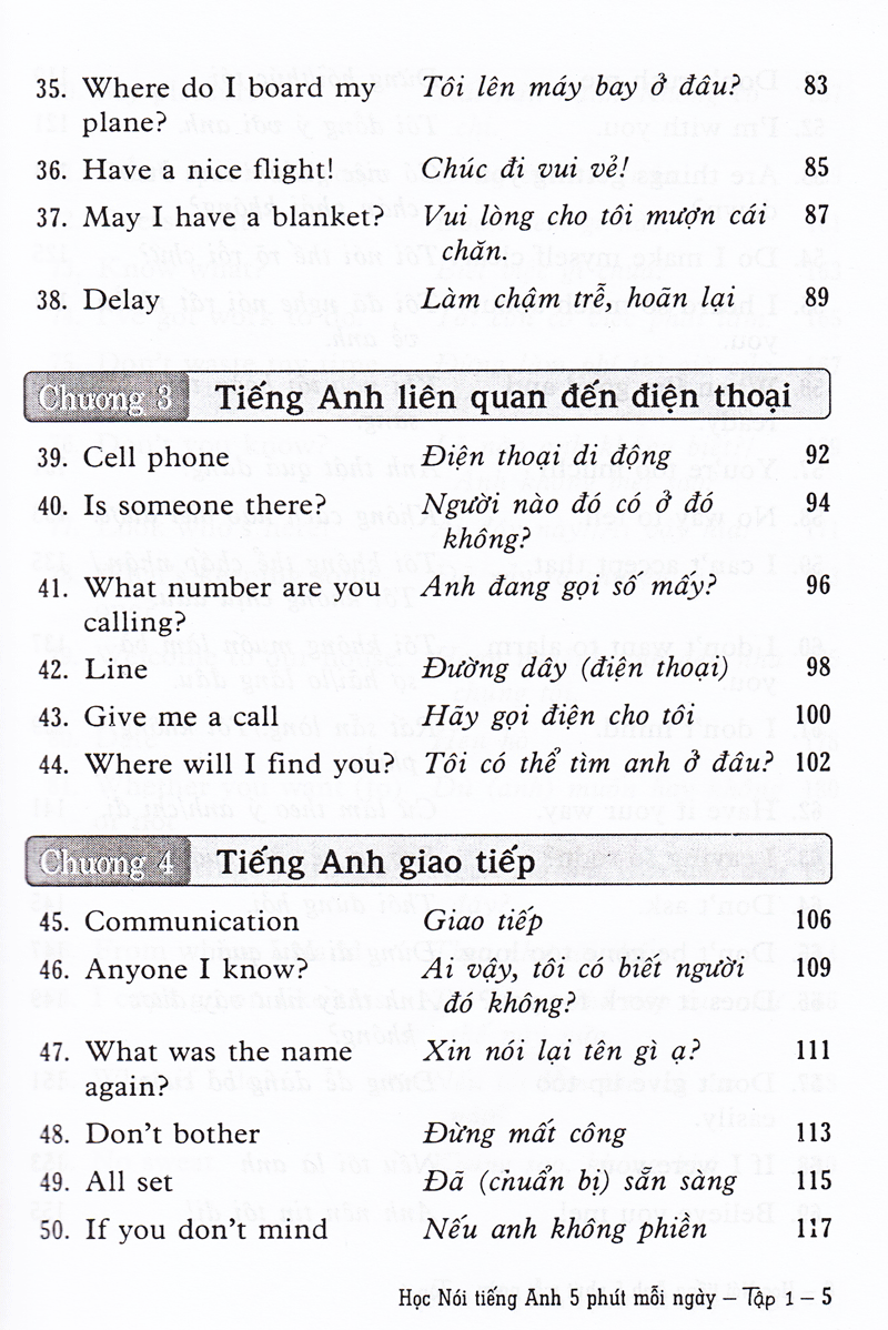 bộ học nói tiếng anh 5 phút mỗi ngày - tập 1 (kèm cd)