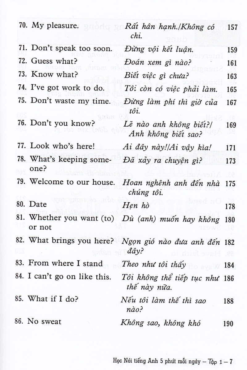 bộ học nói tiếng anh 5 phút mỗi ngày - tập 1 (kèm cd)