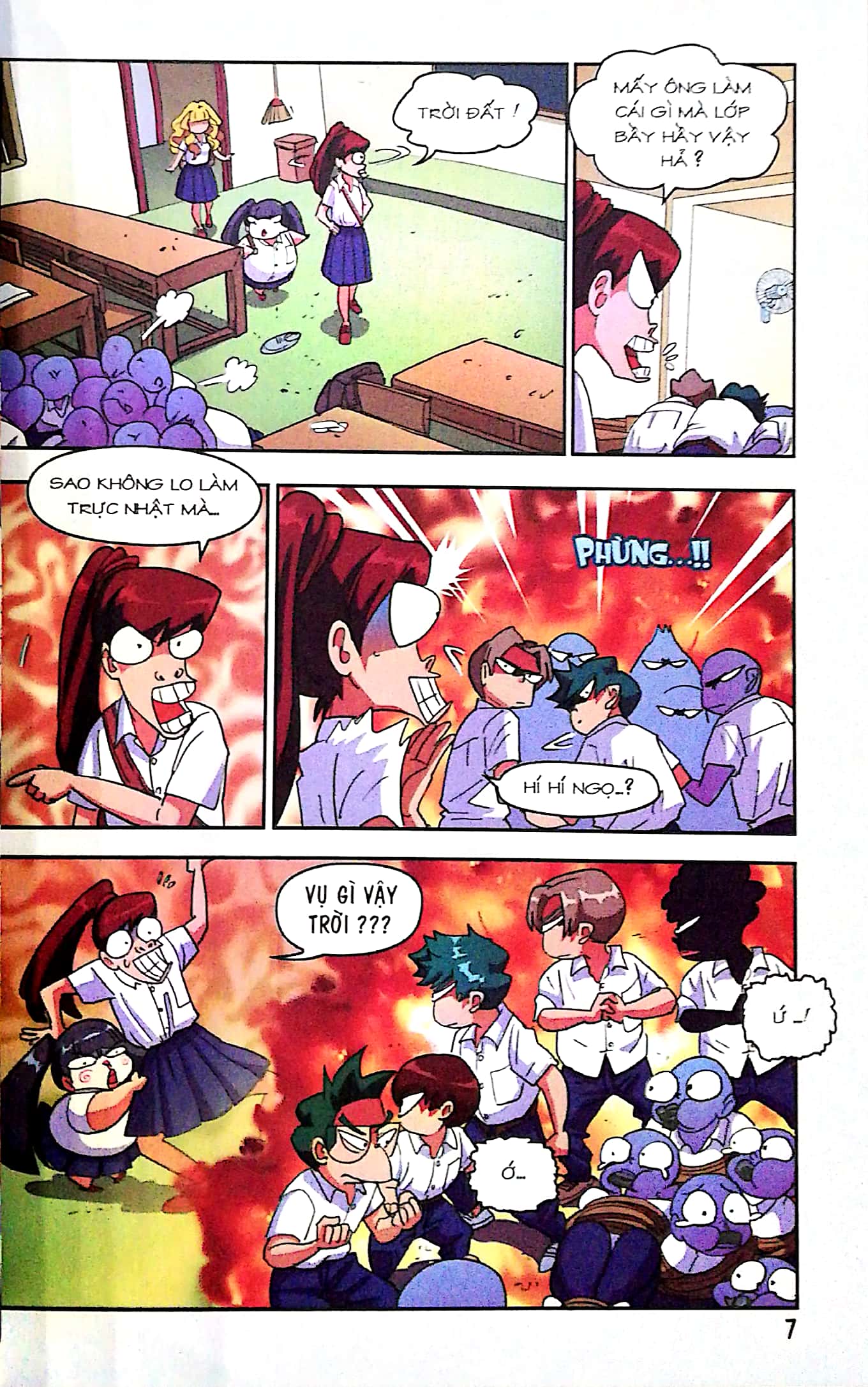 bộ học sinh chân kinh - tập 11: va lung tung