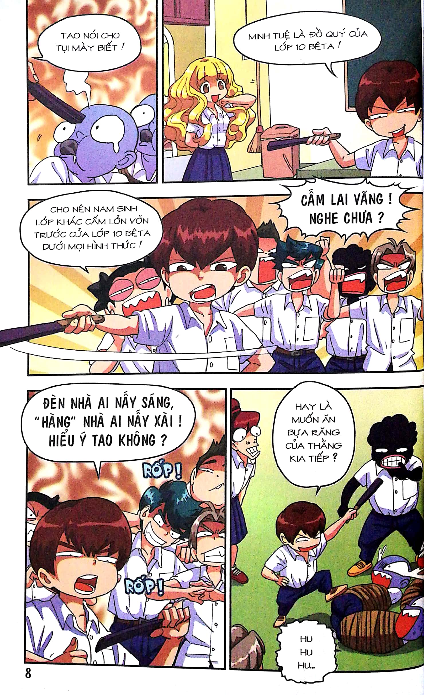 bộ học sinh chân kinh - tập 11: va lung tung